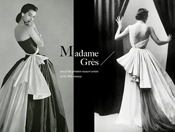 20世纪风头一时无两的高定先驱，连Dior和Givenchy都对她钦佩至极！—面料雕塑家Madame Grès